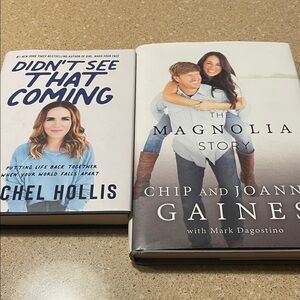 The Magnolia Story by Chip and Joanna Gaines and Hardcover by Rachel Hollis